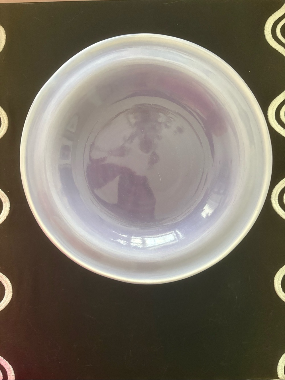 Pottery Barn plates- Purple, set of 4